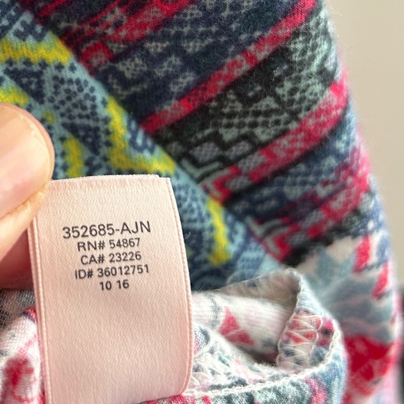 Victoria's Secret Multicolor Patterned Pajama Set - Picture 9 of 15